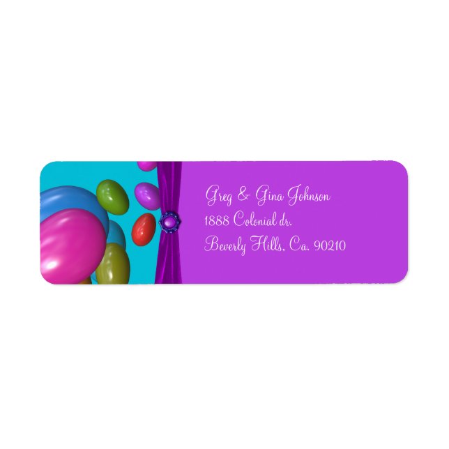 Etiqueta Espectáculo de Huevo de Pascua (Frente)