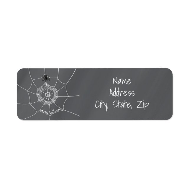 Etiqueta Espeluz spinning Happy Halloween Web (Frente)
