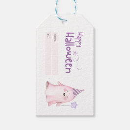 Etiqueta espeluznante de Halloween