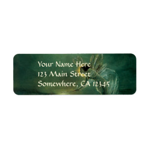 Etiqueta Espíritu de la noche por Grimshaw, hada victoriana