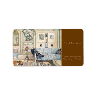 Etiqueta Esquina acogedora de Carl Larsson
