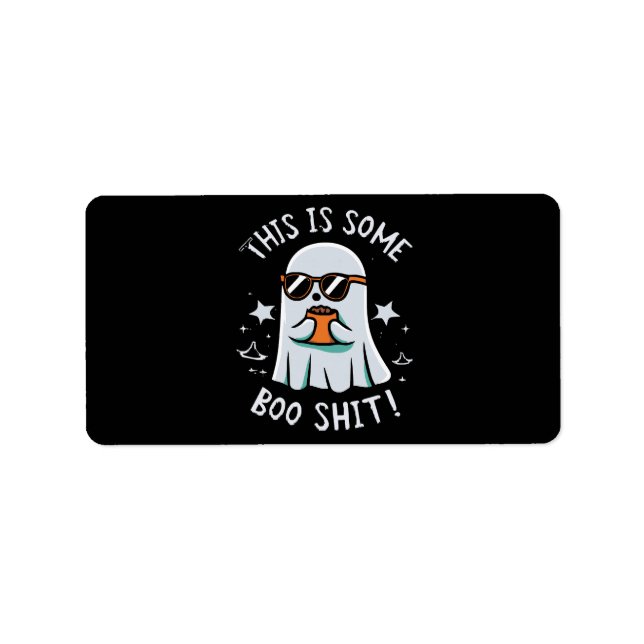 Etiqueta Esta es una hoja de boo (Frente)