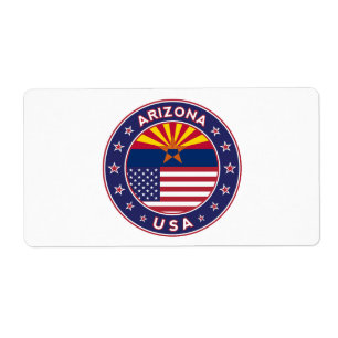 Etiqueta Estados Unidos de América, Arizona