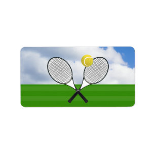 Etiqueta ESTAFAS del campo de tenis y de TENIS
