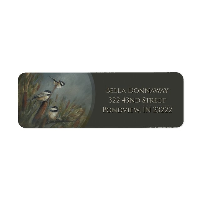 Etiqueta Estanque de carboneros (Frente)