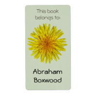 Este Libro Pertenece A Nombre Personalizado Dandel