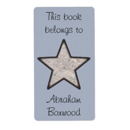 Etiqueta Este Libro Pertenece Al Nombre Personalizado Estre