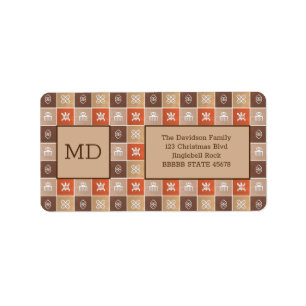 Etiqueta Estilo africano étnico Adinkra geométrico Simbol