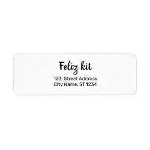 ETIQUETA ESTILO DE TEXTO MÍNIMO SENCILLO