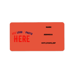 ETIQUETA ESTILO PERSONALIZADO MODERNO TOMATO MARCA VERIFICA