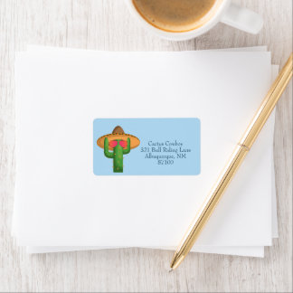 Etiqueta Estilo vaquero de cactus personalizado