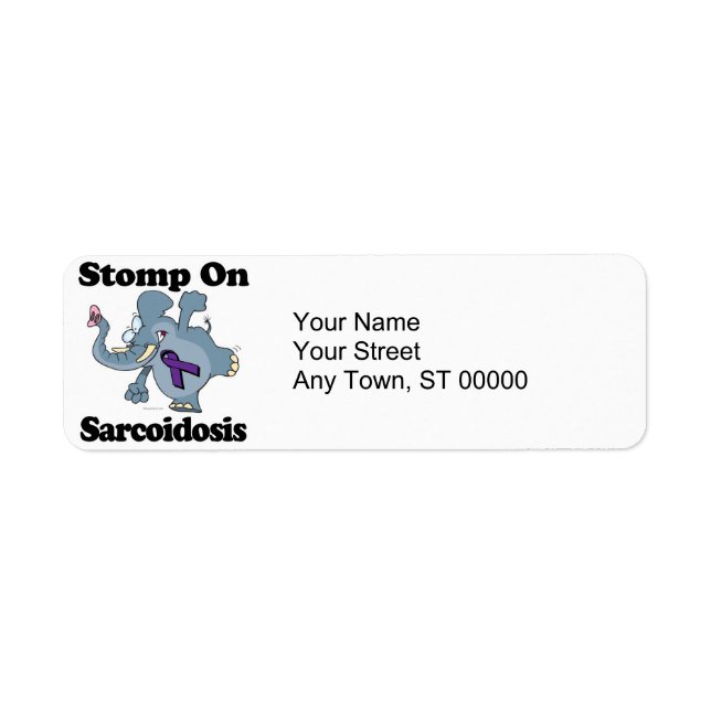 Etiqueta Estómago De Elefantes Sobre Sarcoidosis (Frente)