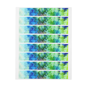 Etiqueta estrafalaria de Artsy inky