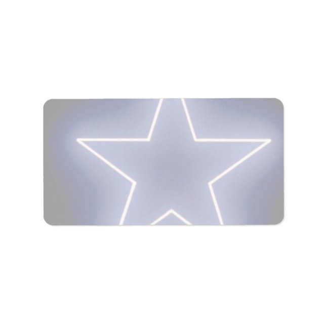 Etiqueta Estrella brillante (Frente)