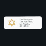 Etiqueta Estrella de David Bat Mitzvah<br><div class="desc">Las etiquetas de la celebración de Bat Mitzvah diseñadas para ser rápida y fácilmente adaptadas a sus necesidades específicas.</div>