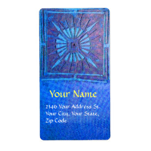 Etiqueta ESTRELLA DE LA MAÑANA, rojo, marrón