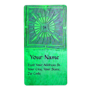 Etiqueta ESTRELLA DE LA MAÑANA, verde