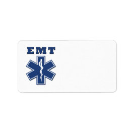 Etiqueta Estrella de la vida de EMT