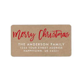 Etiqueta Estrella del guión del pincel Morerry Kraft de Nav