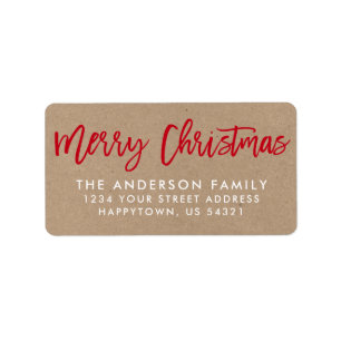 Etiqueta Estrella del guión del pincel Morerry Kraft de Nav