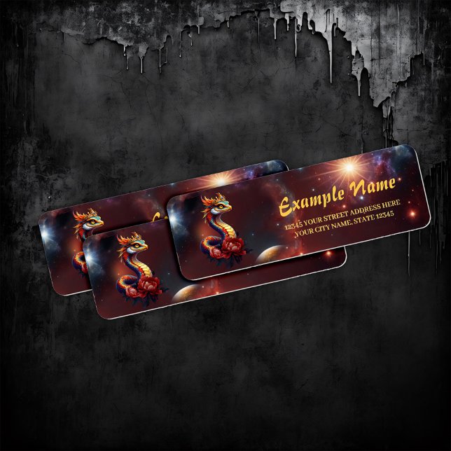 Etiqueta Estrella real serpiente del universo. (Subido por el creador)