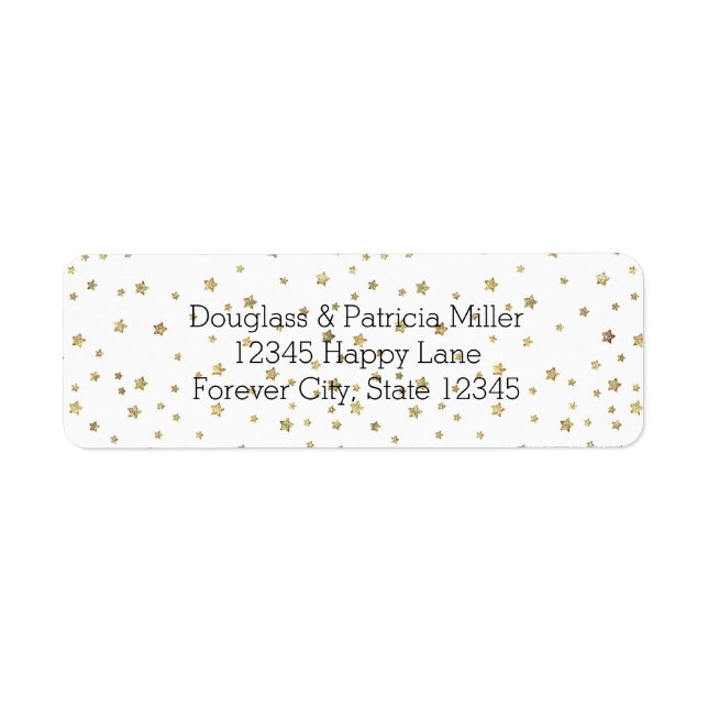 Etiqueta Estrellas de oro (Frente)