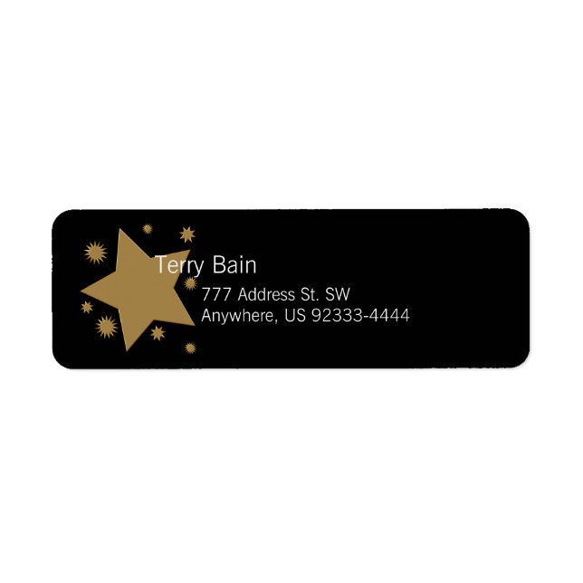 Etiqueta Estrellas de oro (Frente)