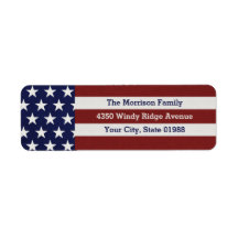 Estrellas y bandas de bandera norteamericanas patr