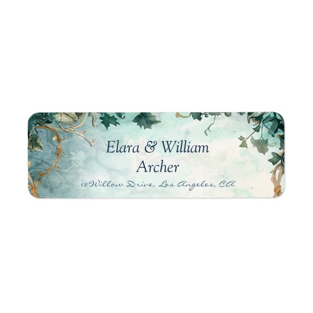 Etiqueta Eternal Grace Elven Boda (Frente)
