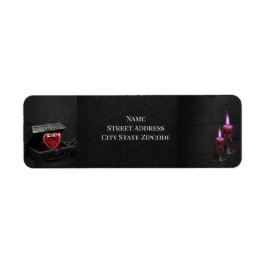 Etiqueta Eternal Night Gothic Vampire Wedding Dark Romance