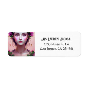 Etiqueta Ethereal encantado cuento de hadas hermosa mujer