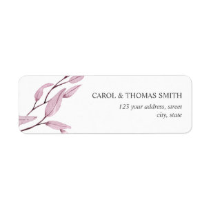 Etiqueta Ethereal PINK   BODA PERSONALIZADO