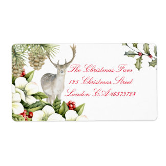 Etiqueta Etiket kerst hert