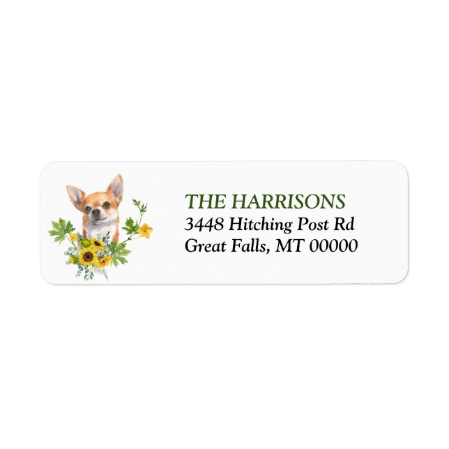 Etiqueta Eucalyptus Brown Chihuahua (Frente)