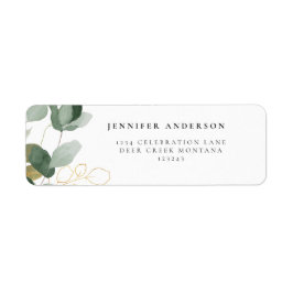 Etiqueta Eucalyptus Greenery Succulent