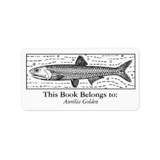 Etiqueta Ex Libris - Anchovy