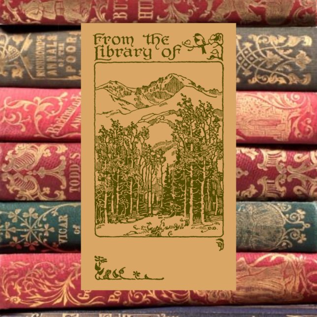 Etiqueta Ex libris del bosque (Subido por el creador)