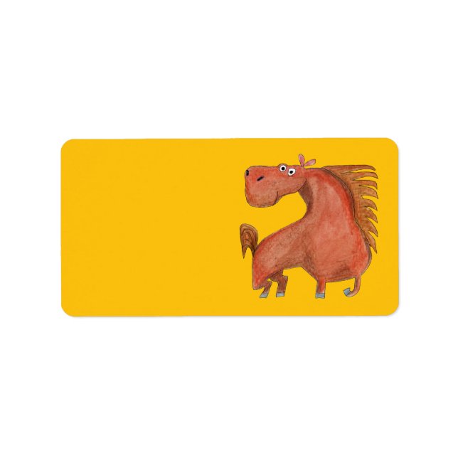 Etiqueta Exited Horse (Frente)