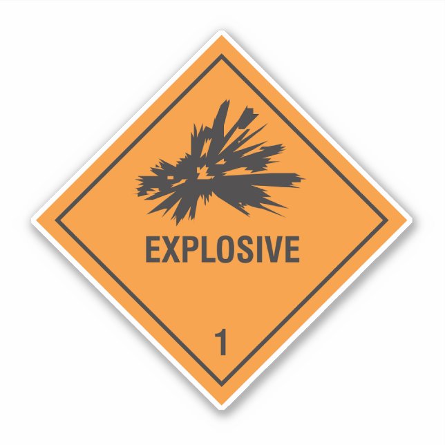 Etiqueta explosiva 1 (Anverso)