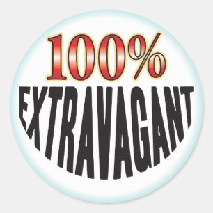 Etiqueta extravagante
