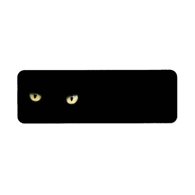 Etiqueta eyes-218185 ojos gato negro mirador amarillo oscur (Frente)
