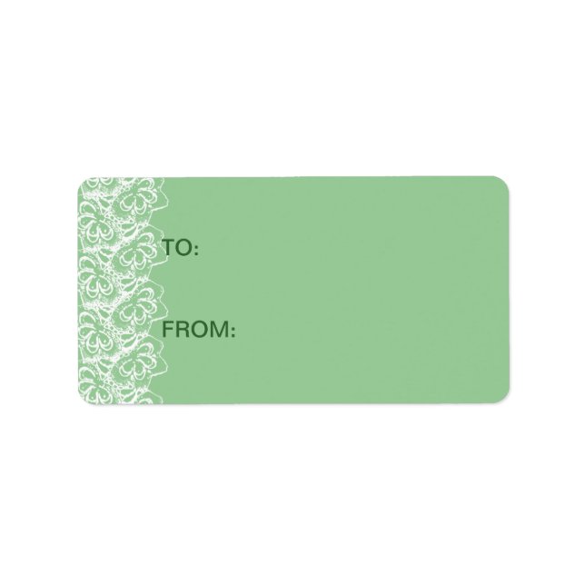 Etiqueta Fábrica de tinta con encaje falso (Frente)