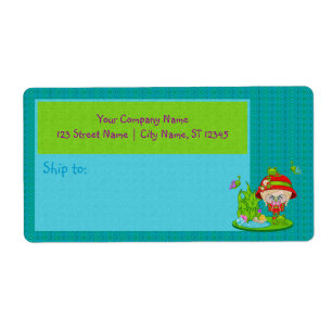 Etiqueta Faery Nature Lover Frog