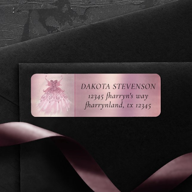 Etiqueta Fairy Wing Mauve Gown | Dirección de Sheen Rosa Du (Subido por el creador)