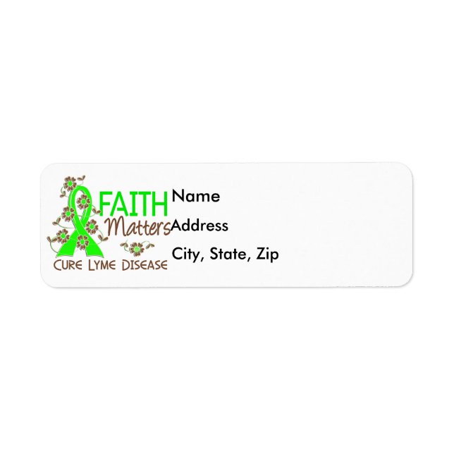 Etiqueta Faith Matters 3 Lyme (Frente)