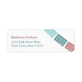Etiqueta Fall Colors Mexican Fiesta Banner Return Address