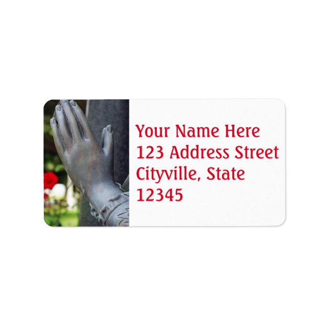 Etiqueta Falln Silent Prayer (Frente)