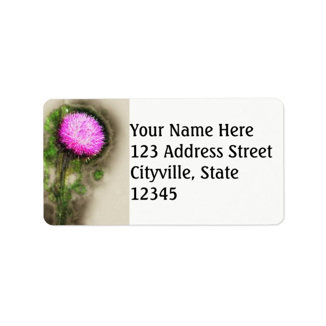 Etiqueta Falln Thistle Magic (Frente)