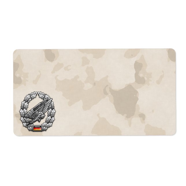 Etiqueta Fallschirmjägertruppe Barettabzeichen (Frente)