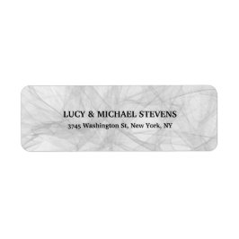 Etiqueta Familia clásica de estilo retro-gris claro creativ